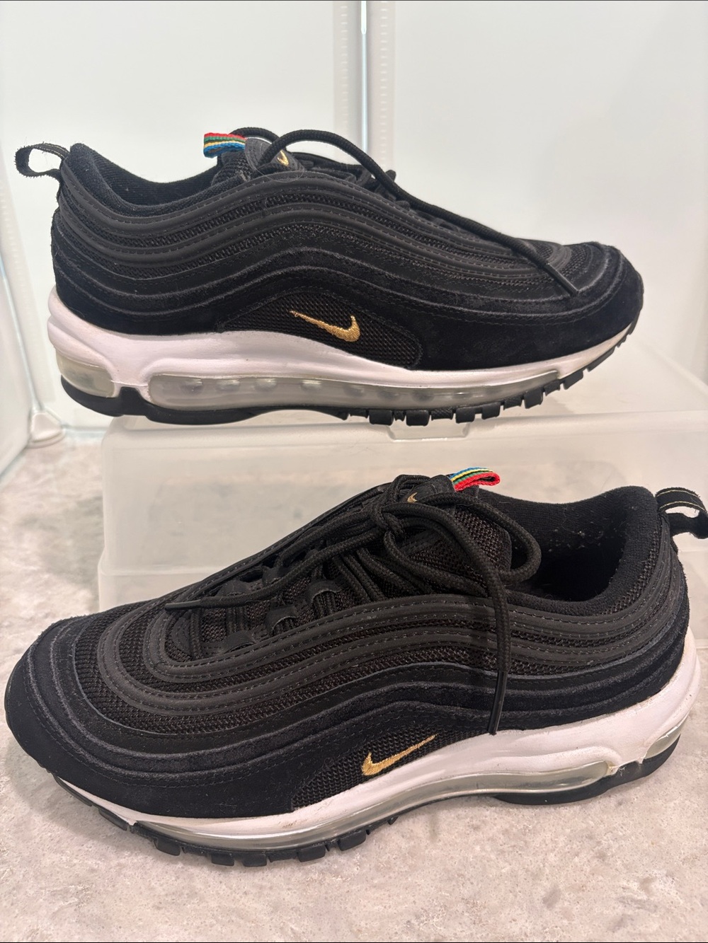Nike Air Max 97 QS Olympic Rings Black Men’s Running Shoe